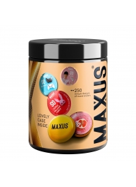 Точечные презервативы MAXUS 2000 Amazing Dots с железным кейсом - 15 шт. - Maxus - купить с доставкой в Барнауле