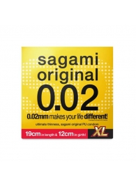 Презерватив увеличенного размера Sagami Original 0.02 XL-size - 1 шт. - Sagami - купить с доставкой в Барнауле Презерватив увеличенного размера Sagami Original 0.02 XL-size - 1 шт. - Sagami - купить с доставкой в Барнауле