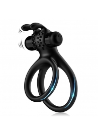 Черное эрекционное виброкольцо с подхватом мошонки Stay Hard - Boys of Toys - в Барнауле купить с доставкой Черное эрекционное виброкольцо с подхватом мошонки Stay Hard - Boys of Toys - в Барнауле купить с доставкой