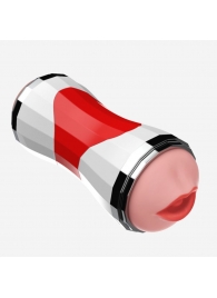 Двусторонний мастурбатор в колбе Power Grip Cup - вагина и ротик - Boys of Toys - в Барнауле купить с доставкой