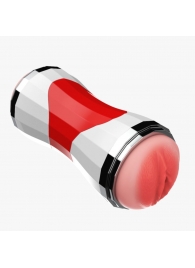 Двусторонний мастурбатор в колбе Power Grip Cup - вагина и ротик - Boys of Toys - в Барнауле купить с доставкой