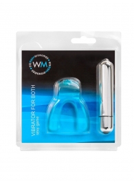 Голубая капа с вибропулей для оральных ласк - Erowoman-Eroman купить в Барнауле с доставкой в Orgasmix.ru Голубая капа с вибропулей для оральных ласк - Erowoman-Eroman