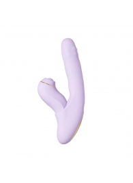 Сиреневый вибромассажер со съёмным клиторальным пульсатором DuoGlow - Svakom купить в Барнауле с доставкой в Orgasmix.ru Сиреневый вибромассажер со съёмным клиторальным пульсатором DuoGlow - Svakom