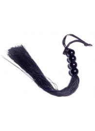 Черная силиконовая плеть - 37 см. - Boys of Toys - купить с доставкой в Барнауле