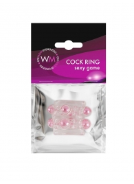 Прозрачная насадка на пенис с цветными шариками - Erowoman-Eroman - в Барнауле купить с доставкой Прозрачная насадка на пенис с цветными шариками - Erowoman-Eroman - в Барнауле купить с доставкой