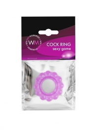 Лиловое эрекционное кольцо с 2 рядами стимулирующих шариков - Erowoman-Eroman - в Барнауле купить с доставкой Лиловое эрекционное кольцо с 2 рядами стимулирующих шариков - Erowoman-Eroman - в Барнауле купить с доставкой