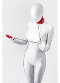 Красный ошейник с подкладкой из меха - ToyFa - купить с доставкой в Барнауле