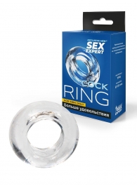 Прозрачное эрекционное кольцо-бублик - Sex Expert - в Барнауле купить с доставкой
