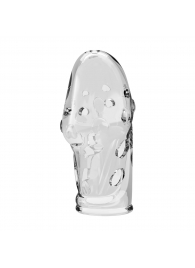 Прозрачная насадка на пенис Booker - 8 см. - Baile - в Барнауле купить с доставкой