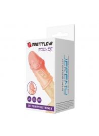 Телесная насадка на пенис Booker - 8 см. - Baile - в Барнауле купить с доставкой