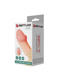 Телесная насадка на пенис Huel - 9 см. - Baile - в Барнауле купить с доставкой