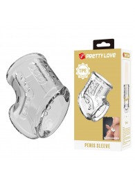 Прозрачная насадка на пенис и мошонку - Baile - в Барнауле купить с доставкой