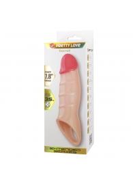 Телесная удлиняющая насадка на пенис Darnel - Baile - в Барнауле купить с доставкой