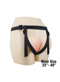 Черные трусики харнесс с платформой Caludio I - Baile - купить с доставкой в Барнауле