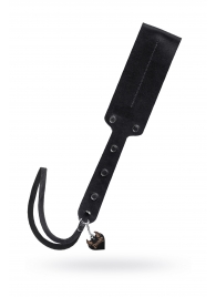 Черный кожаный пэддл - 32 см. - Pecado - купить с доставкой в Барнауле