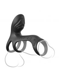 Черная насадка на пенис Ultimate Couples Cage Pro - Pipedream - в Барнауле купить с доставкой