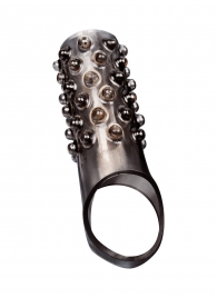 Дымчатая насадка на пенис с выпуклостями - 12 см. - Sex Expert - в Барнауле купить с доставкой