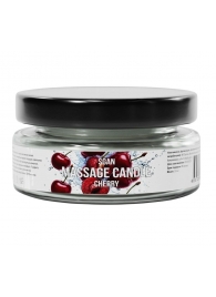 Массажная свеча «Спелая вишня» - 50 мл. - SGAN - купить с доставкой в Барнауле