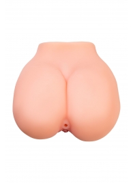 Реалистичный мастурбатор в форме попки с 2 любовными входами - No Name - в Барнауле купить с доставкой