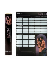 Плакат для двоих со скретч-слоем «БДСМ» - Сима-Ленд - купить с доставкой в Барнауле