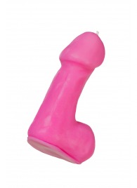 Розовая свеча в форме пениса - 47 гр. - Pecado - купить с доставкой в Барнауле