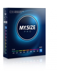 Презервативы MY.SIZE размер 72 - 3 шт. - My.Size - купить с доставкой в Барнауле