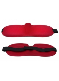 Красная глухая маска на резинке - Sitabella - купить с доставкой в Барнауле