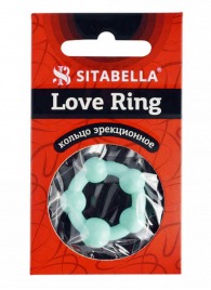 Цветное эрекционное кольцо с 5 бусинами Love Ring - Sitabella - в Барнауле купить с доставкой
