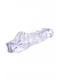 Прозрачная насадка-удлинитель Length Enhancer с подхватом - 16 см. - NMC - в Барнауле купить с доставкой