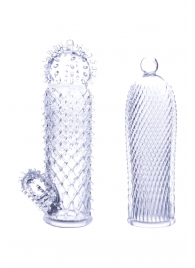 Набор из 2 прозрачных насадок на член Seductive Tickler Sleeves - NMC - в Барнауле купить с доставкой