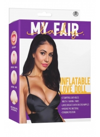 Телесная надувная секс-кукла с 3 любовными отверстиями - NMC - в Барнауле купить с доставкой