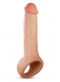 Телесная насадка-удлинитель Thrive 8.75 Inch Realistic Penis Extender Sleeve - 22,2 см. - Blush Novelties - в Барнауле купить с доставкой