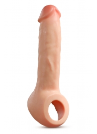 Телесная насадка-удлинитель Thrive 8.75 Inch Realistic Penis Extender Sleeve - 22,2 см. - Blush Novelties - в Барнауле купить с доставкой