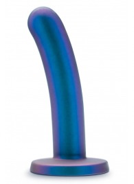 Синяя насадка с гладкой поверхностью Surrender 5.75 Inch Intermediate Pegging Dildo - 14,6 см. - Blush Novelties - купить с доставкой в Барнауле