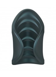 Серый сквозной мастурбатор с вибрацией Manwan Starter - Manwan - в Барнауле купить с доставкой