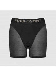 Трусики-шорты для фиксации насадок Strap-on-me Harness Lingerie Halo - size XL - Strap-on-me - купить с доставкой в Барнауле