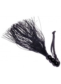 Черная силиконовая плетка - 25,4 см. - Boys of Toys - купить с доставкой в Барнауле