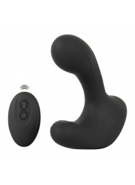 Черная анальная вибропробка с функцией расширения RC Butt Plug with 3 functions - Orion - в Барнауле купить с доставкой