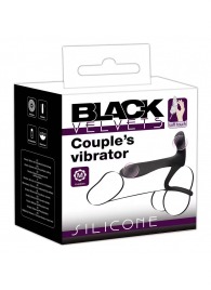 Черная насадка на член с вибрацией Couple’s Vibrator - Orion - в Барнауле купить с доставкой