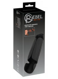 Черный вибромастурбатор с трехточечной стимуляцией Penis Trainer with 3 Point Stimulation - Orion - в Барнауле купить с доставкой