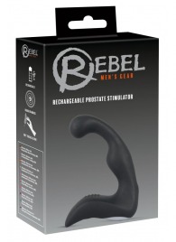 Черный перезаряжаемый стимулятор простаты с вибрацией - 14,6 см. - Orion - в Барнауле купить с доставкой