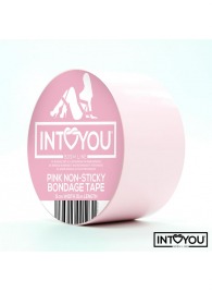 Розовый скотч для фиксации Non-Sticky Bondage Tape - 15 м. - Intoyou - купить с доставкой в Барнауле