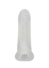 Белый фаллоудлинитель Striker - 13,5 см. - Lola Games - в Барнауле купить с доставкой