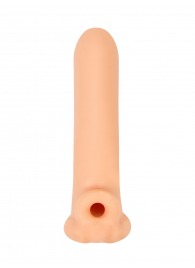 Телесный фаллоудлинитель Titan - 16,5 см. - Lola Games - в Барнауле купить с доставкой