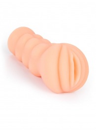 Телесный мастурбатор-вагина с эрекционными кольцами в комплекте - Sexy Girl - в Барнауле купить с доставкой