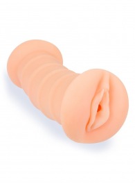 Телесный двусторонний мастурбатор с вибропулей и эрекционными кольцами в комплекте - Sexy Girl - в Барнауле купить с доставкой