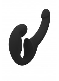 Черный безремневой страпон Share Lite - Fun Factory - купить с доставкой в Барнауле