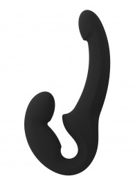 Черный безремневой страпон Share Lite - Fun Factory - купить с доставкой в Барнауле