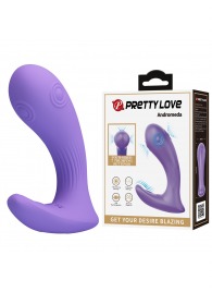 Сиреневый вибратор Andromeda с функцией постукивания - Baile