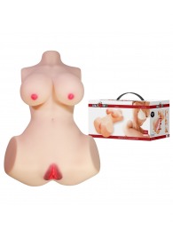 Мастурбатор-торс Aveline с 2 любовными тоннелями - Baile - в Барнауле купить с доставкой